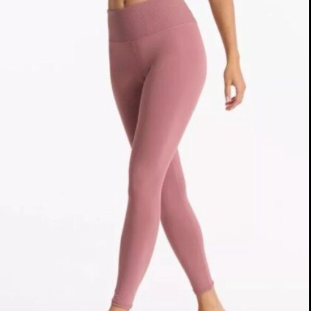 Vuori Rib Studio Legging Size M Marsala Pink